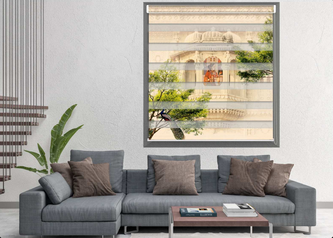 Customised Printed On Zebra blinds
