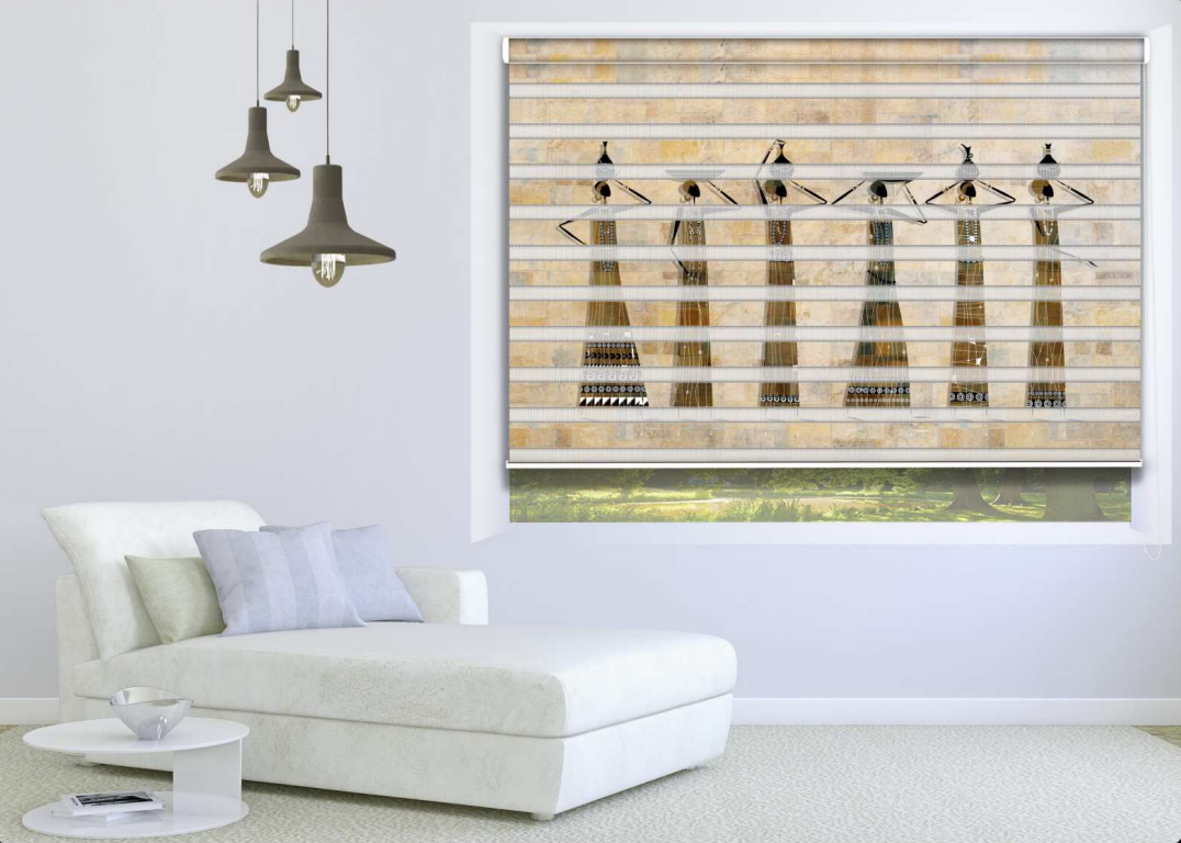 Customised Printed On Zebra blinds