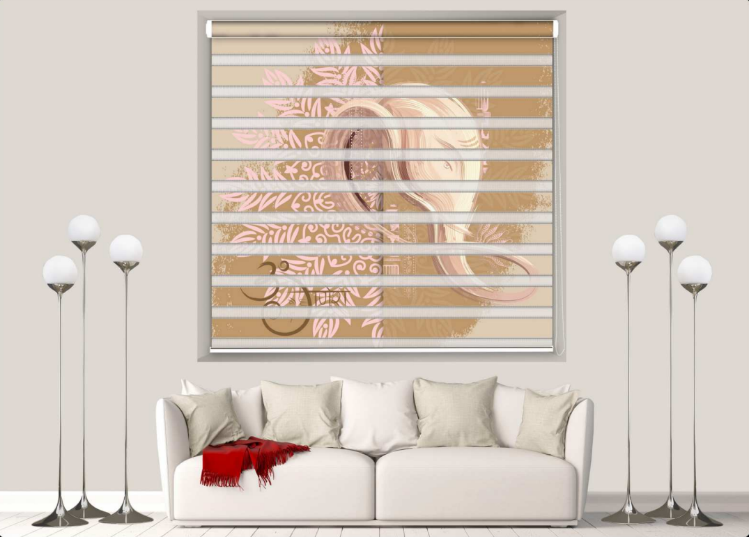 Customised Printed On Zebra blinds